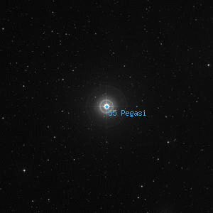 DSS image of 55 Pegasi