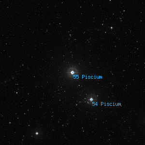DSS image of 55 Piscium