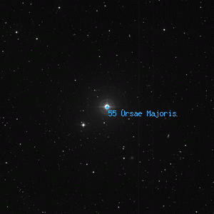 DSS image of 55 Ursae Majoris
