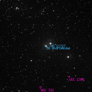 DSS image of 56 Andromedae