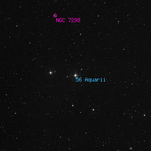 DSS image of 56 Aquarii