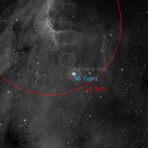 DSS image of 56 Cygni