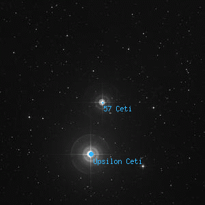 DSS image of 57 Ceti
