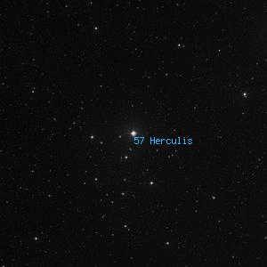 DSS image of 57 Herculis
