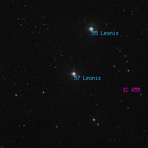 DSS image of 57 Leonis