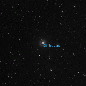 DSS image of 58 Eridani