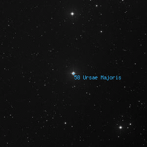 DSS image of 58 Ursae Majoris