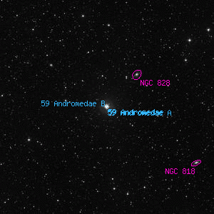 DSS image of 59 Andromedae