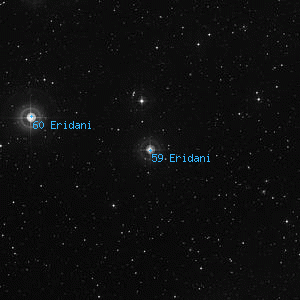 DSS image of 59 Eridani