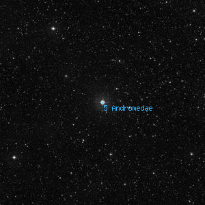 DSS image of 5 Andromedae