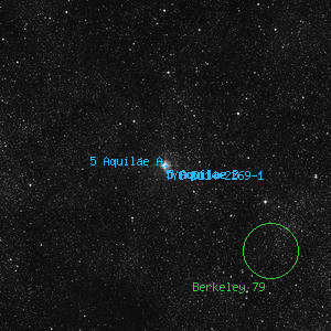 DSS image of 5 Aquilae A