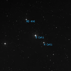 DSS image of 5 Ceti