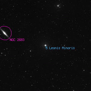 DSS image of 5 Leonis Minoris