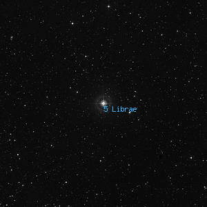 DSS image of 5 Librae