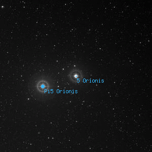 DSS image of 5 Orionis