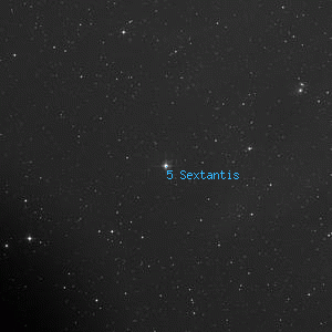 DSS image of 5 Sextantis