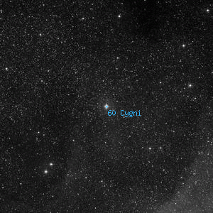 DSS image of 60 Cygni