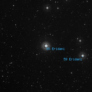 DSS image of 60 Eridani