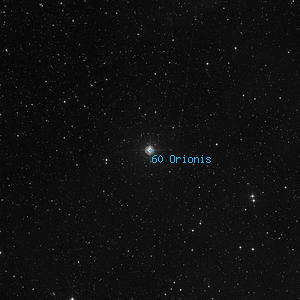 DSS image of 60 Orionis