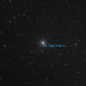 DSS image of 60 Sagittarii