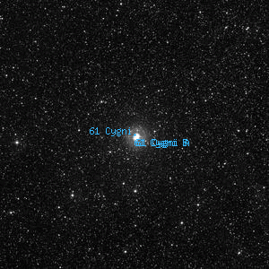 DSS image of 61 Cygni A