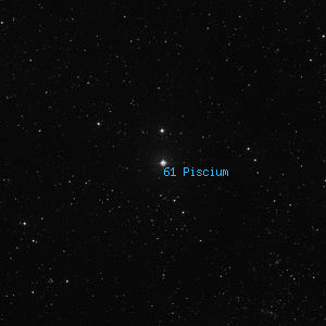 DSS image of 61 Piscium