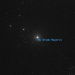 DSS image of 61 Ursae Majoris