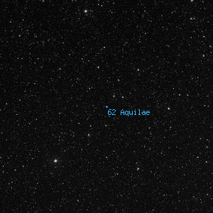 DSS image of 62 Aquilae