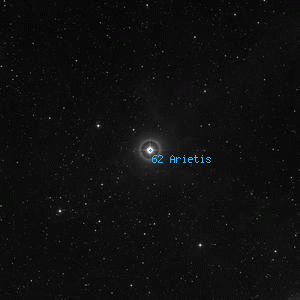 DSS image of 62 Arietis