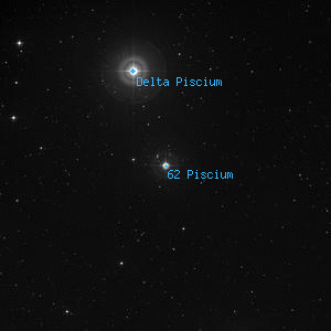 DSS image of 62 Piscium