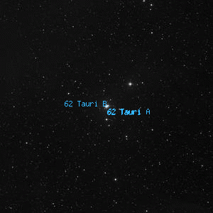 DSS image of 62 Tauri