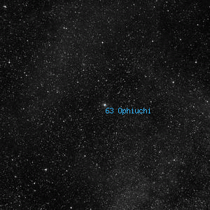 DSS image of 63 Ophiuchi
