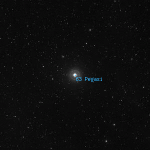 DSS image of 63 Pegasi