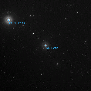 DSS image of 64 Ceti