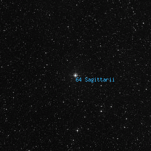 DSS image of 64 Sagittarii