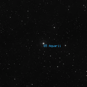 DSS image of 65 Aquarii