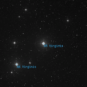DSS image of 65 Virginis