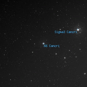 DSS image of 66 Cancri