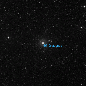 DSS image of 66 Draconis