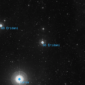 DSS image of 66 Eridani