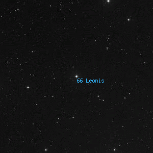 DSS image of 66 Leonis