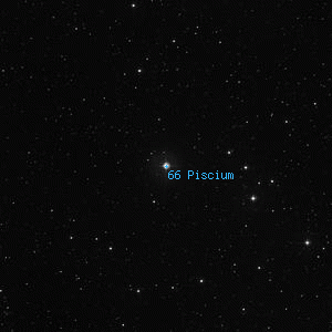 DSS image of 66 Piscium