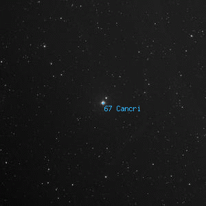 DSS image of 67 Cancri
