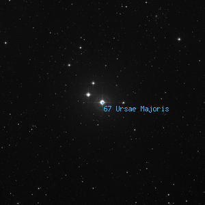 DSS image of 67 Ursae Majoris