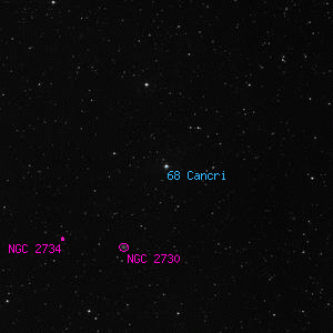 DSS image of 68 Cancri