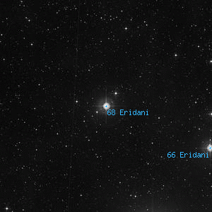 DSS image of 68 Eridani