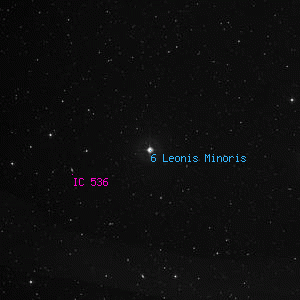 DSS image of 6 Leonis Minoris