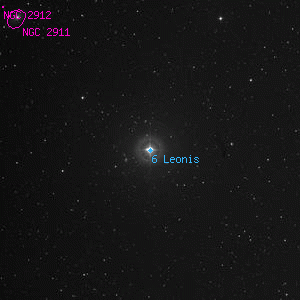 DSS image of 6 Leonis