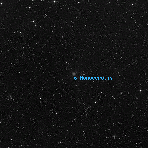 DSS image of 6 Monocerotis