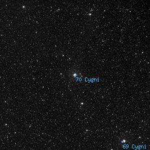 DSS image of 70 Cygni